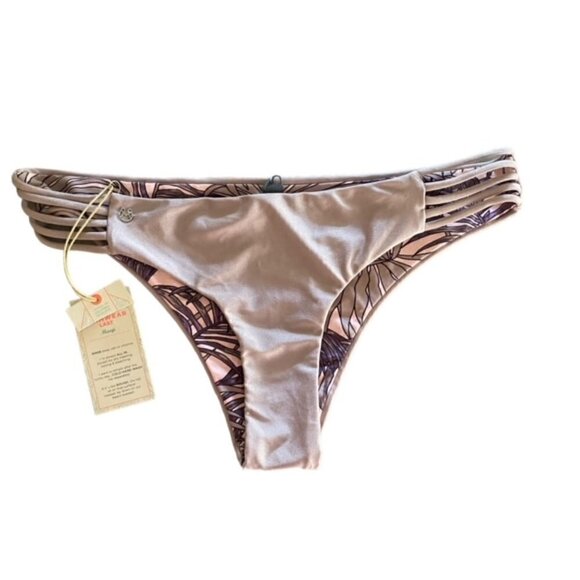 NWT Maaji Woodrose Whisper Reversible Bikini Bottoms XLarge - Picture 6 of 8